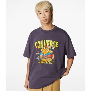 New Converse Novelty Store Graphic 2XL  Purple T-Shirt 10024000-A02